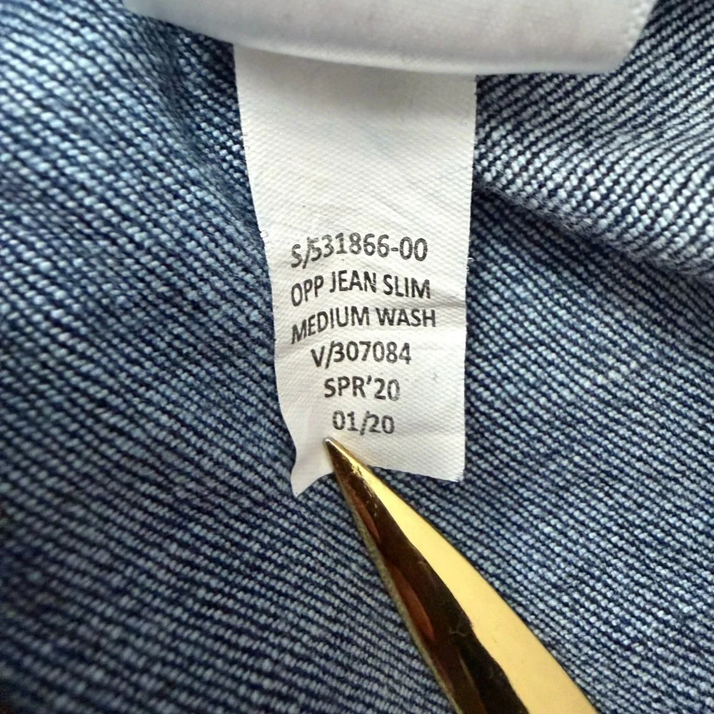 Banana Republic Slim‎ Medium Wash Distressed Denim Jeans Mens Size 30x32